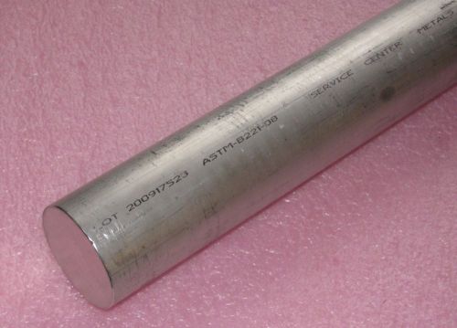 Aluminum Rod 24&#034; x 2&#034; Dia. 6061-T6511 Temper-Heat Treated Used