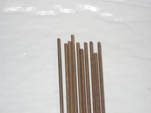 Beryllium copper rod precision lot of 8 pcs. approx.12&#034; long.1835 dia. for sale