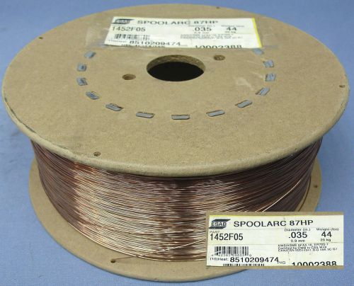 .035&#034; Esab Spoolarc 87HP ER70S-7 MIG Welding Welder Wire 44# Spool Roll
