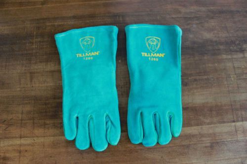 Tillman 1260 14&#034; Leather Heavy Duty Insulated Cowhide Welding Gloves Large L NOS