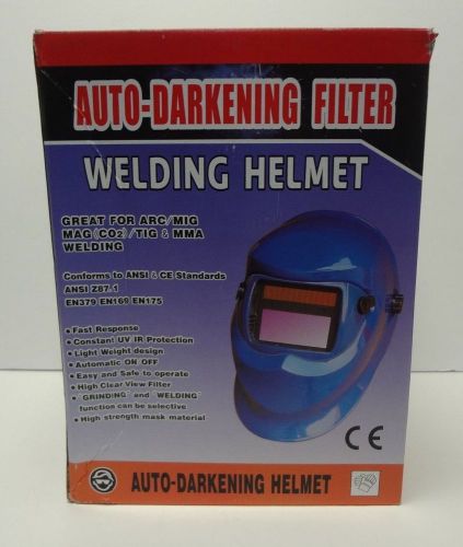 Auto Darkening MIG/TIG Solar Powered Welding Helmet Flame Skull Design