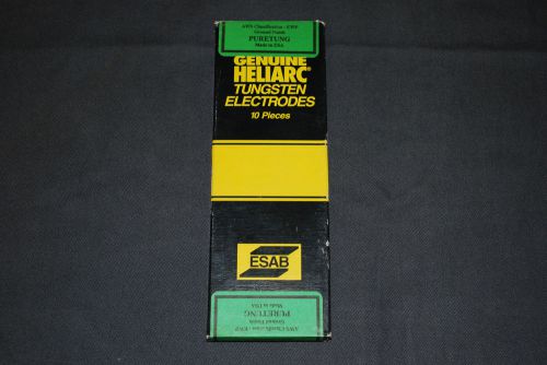 Esab #76z57 ( 3/32&#034; x 7&#034; ) &#034;pure tungsten&#034; heliarc electrode for sale
