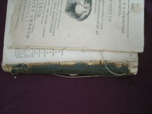 Mitchell&#039;s school geography  system of modern geography 1862 e.h.butler &amp; co. 38 for sale