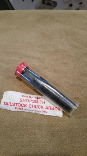 Shop Smith Tailstock Drill Chuck Arbor Part No PL861-#505603
