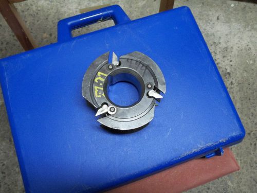 Shaper cutter  molder head   insert carbide  2 1/4 bore for sale