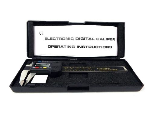 Dental Diagnostic Electronic Digital Caliper Measuring Tool w/ Case &amp; Manual
