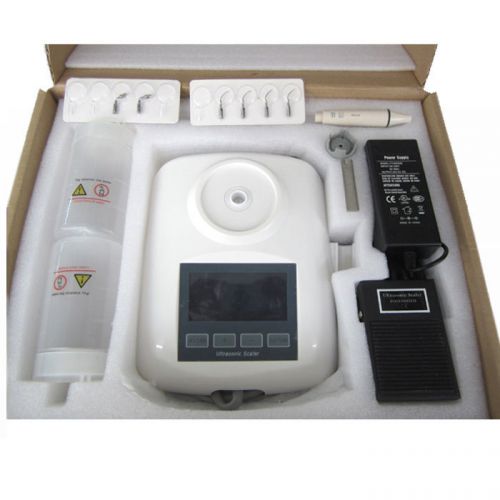 Dental Ultrasonic Piezo Scaler &amp; handpiece with 2 bottle &amp; G1,G2,G4,P1,E1,E2