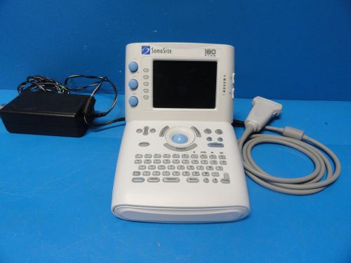 2002 SONOSITE 180 Plus Ref P02462-04 Ultrasound W/ L38/10-5 Linear Transducer