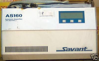 Savant as160 auto speedvac w/ vapor net for sale