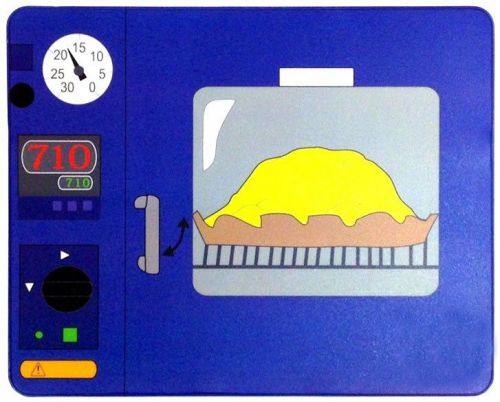 AI Vacuum Oven Inspired Dab Mouse Pad Blue Color Degassing Chamber Purging