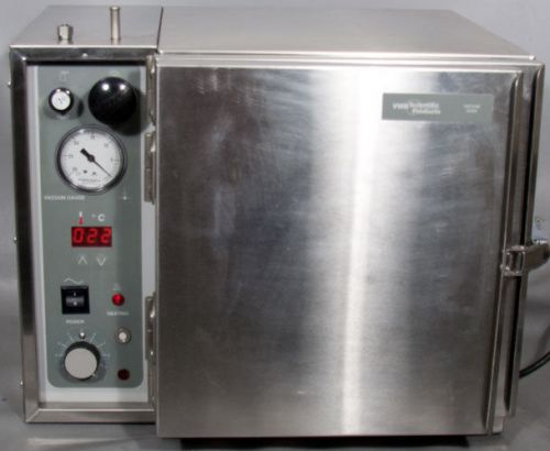 Vwr 1410ms stainless steel signature safety vacuum oven 1410 ms, 17 l 0.6 cu ft. for sale