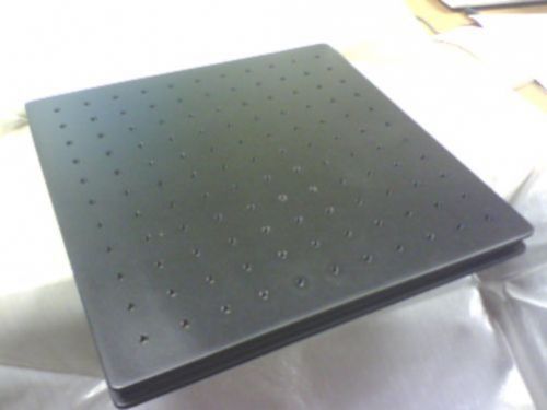 Optical Table Breadboard - 30 cm x 30 cm x 2 cm - Anodized Aluminum