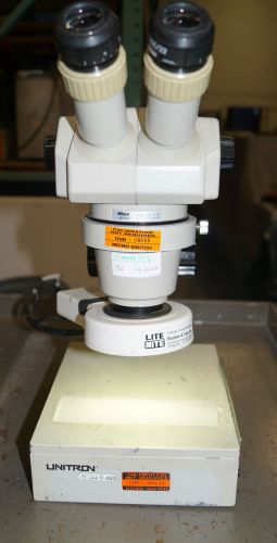Nikon SMZ-1B Stereoscopic Zoom Microscope with Lighted Base and Ring Light