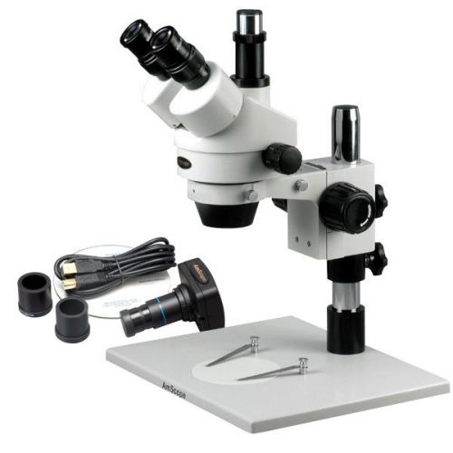 3.5X-90X Inspection Microscope + 1.3MP USB Camera &amp; Light