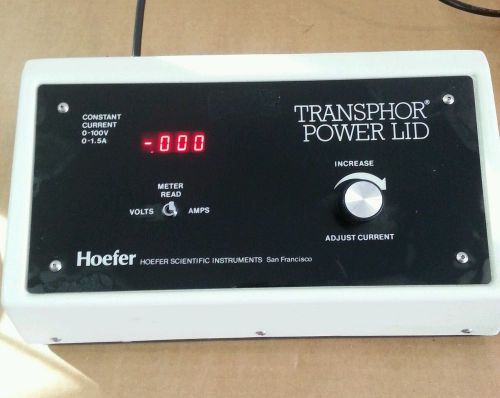 Hoefer Scientific Instruments Transphor Power LID