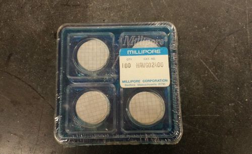 Millipore .45um HAWG02400 Lot Of 100 Filter Type HA
