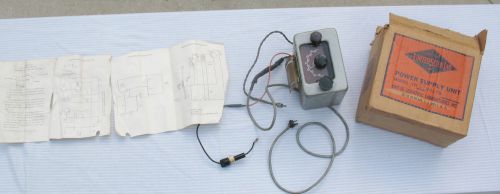 Vintage United Science Lab Type 2N907 Power Supply Unit TRD 12 Volts Car Radio