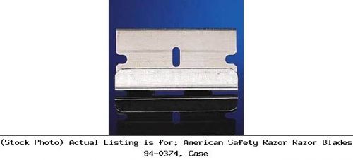 American Safety Razor Razor Blades 94-0374, Case Laboratory Consumable