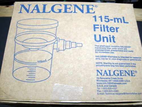 Nalgene 122-0020 lab filter unit, sfca 50mm, 115ml pack of 12 for sale