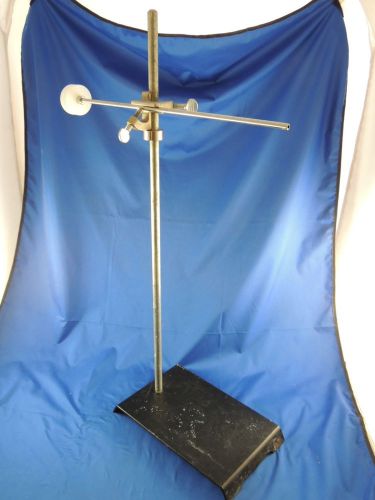 Humboldt cast iron support lab stand with  talon clamp &amp; support ring 23&#034; pole for sale