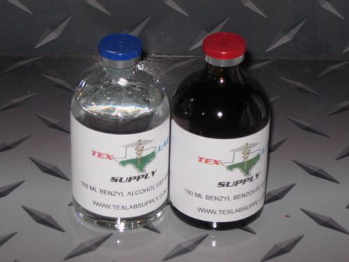Tex Lab Supply 100 mL Benzyl Benzoate + Benzyl Alcohol USP Combo Sterile