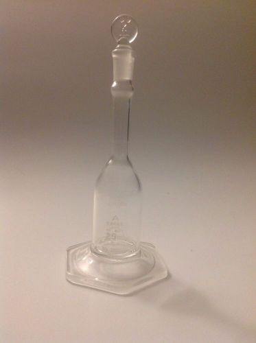 Kimax borosilicate 25 ml micro-volumetric flask tc 20c 28017-a for sale