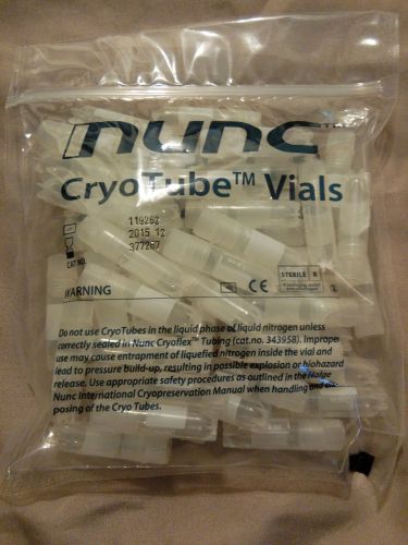 Thermo Scientific Nunc Cryotubes 1.8 ml Sterile Vials Tubes 377267 Cryoware