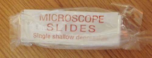 5 Boxes (12 ea.) of Single Shallow Depression Microscope Slides - 60 Slides