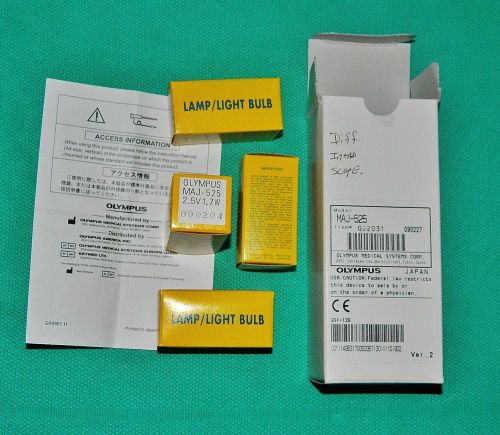4 Olympus MAJ-525 Light Bulbs (New In The Box)