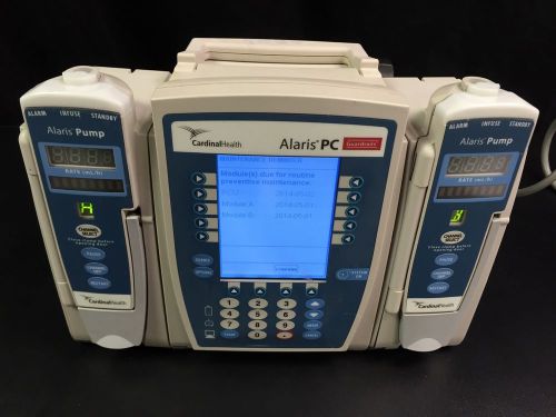 Alaris carefusion medley pcu infusion system 8000 with 2 pump module&#039;s 8100 for sale