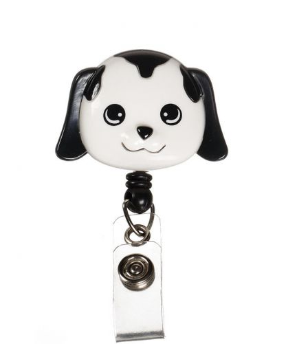 Delux Retracteze ID Holder Cute Puppy Dog Design