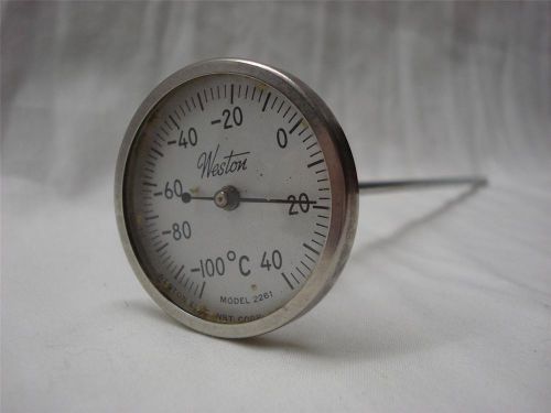 Weston Liquid Temperature Thermometer  -100 to 40 degrees (Celsius)