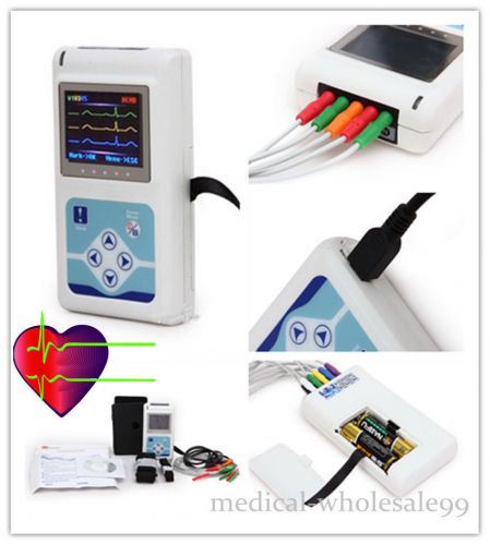 SALE!!12-Channel Holter ECG CardioScape System Monitor Recorder/Analyzer CE FDA