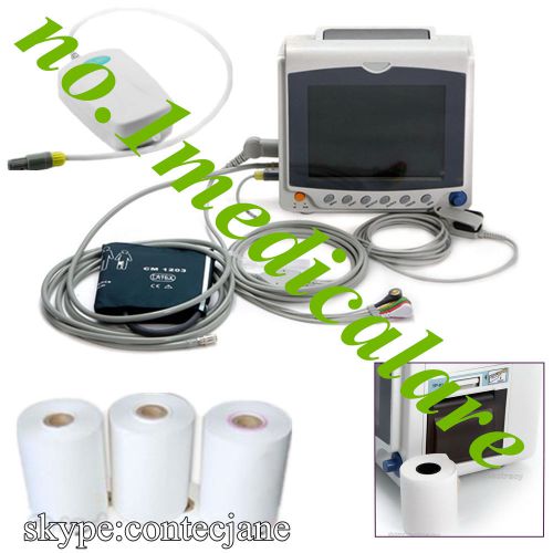 NEW,CONTEC 4-Parameter+ ETCO2 Module + thermal printer, ICU/CCU patient monitor