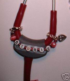 Stethoscope beaded name id jewelry - new - handmade - free s&amp;h for sale