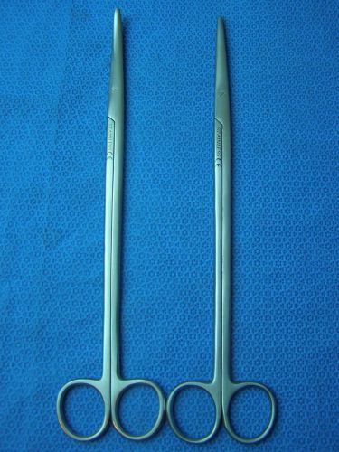 METZENBAUM SCISSORS 11&#034; Straight+Curved S/Finish SURGICAL Instruments