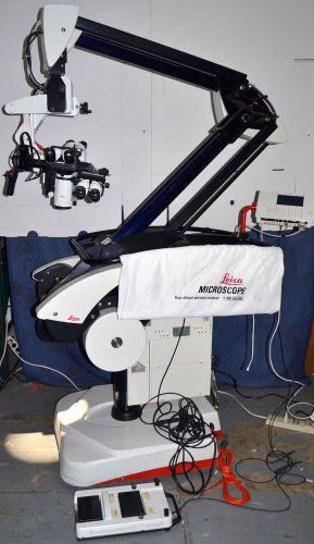 Leica M500-N Neurosurgery Triple Binocular Operating Microscope / OHS Stand