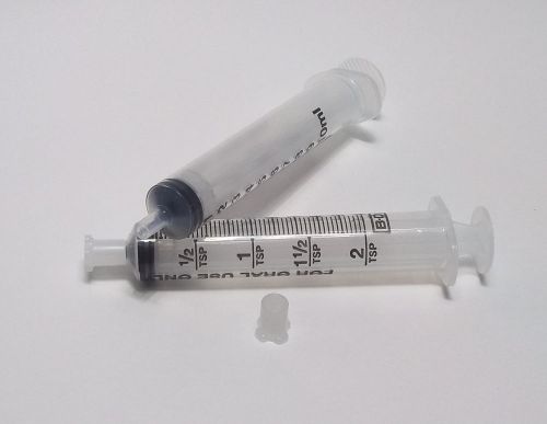 20x: 10 ml (2 tsp) Oral Syringe with Tip/Cap