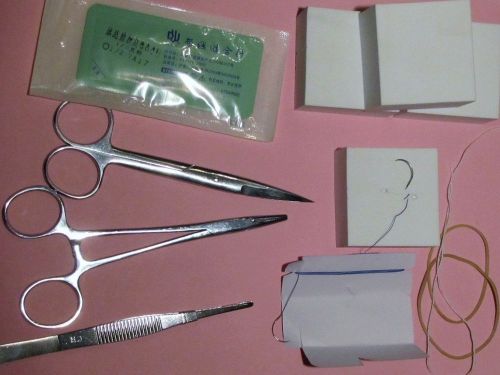 Kit for suture practice suturing medical nursing student training wound care