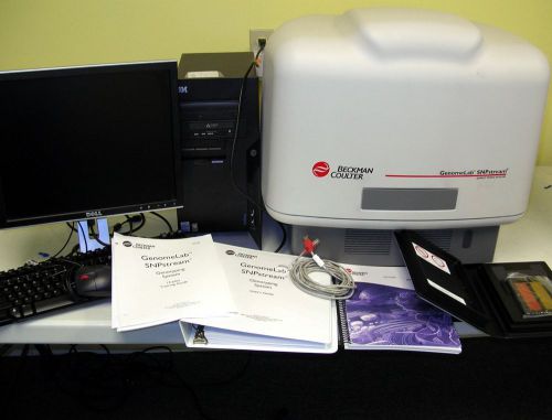 Beckman coulter snpstream dna genomelab genotyping system with pc for sale