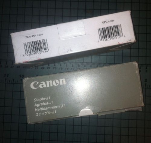 New Lot of 2 Boxes! Canon J1 Staples 6 Refills 30,000 Staples 6707A001AA