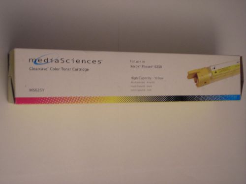 Media Sciences - Xerox Phaser 6250  Yellow High-Capacity Toner Cartridge - NIB