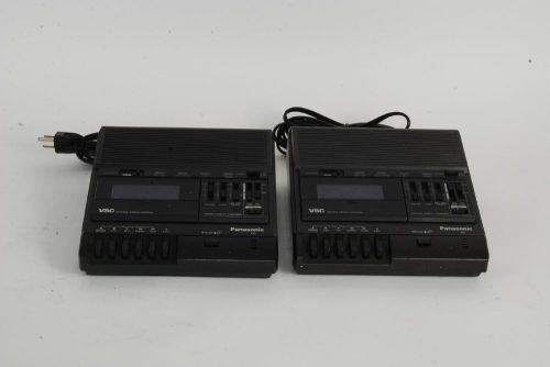 Lot of 2 Panasonic RR-830 Transcriber Recorder AS IS