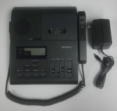 Used Sony BM-845 Dictator/Transcriber w/handheld MIC, AC adapter