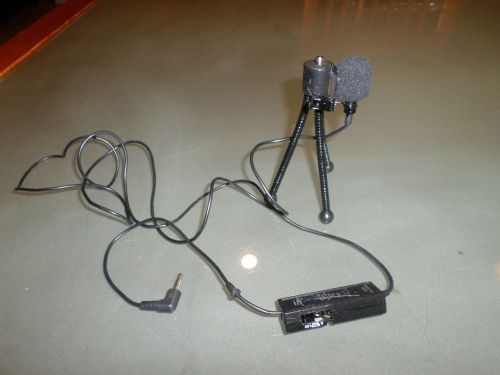 Stenograph Court Reporting Microphone &amp; Tripod Battery As Is, For Parts $120.00