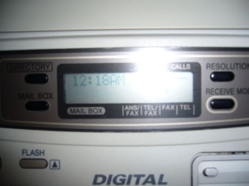 Panasonic kx-f755 fax machine telephone &amp; digital answering system for sale