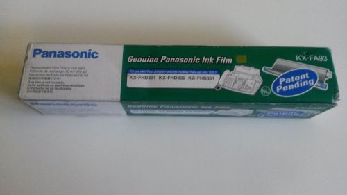 Genuine Panasonic KX-FA93 Replacement Ink Film.  KX-FHD331;KX-FHD332;KX-FHD351