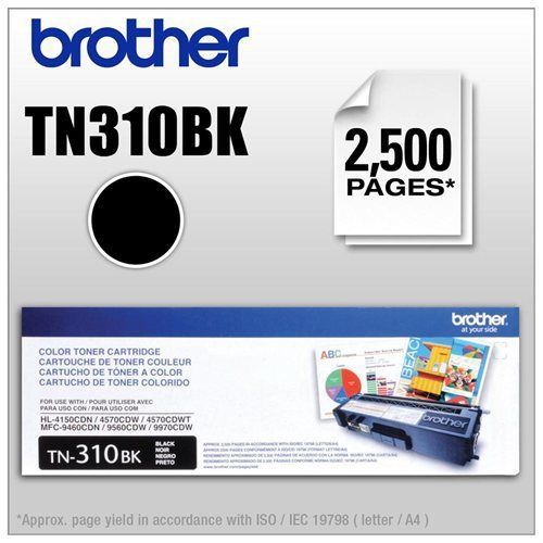Brother TN310BK Black Toner Cartridge