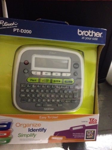 Brother P-touch Home and Office Labeler -  PT-D200 - NIB **FREE SHIPPING**