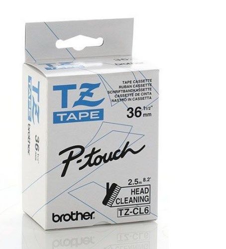 Brother p-touch tzcl6 tzecl6 cleaning tape fits pt-9700pc pt-9800pcn pt-9600 for sale